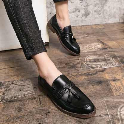 Læder Tøse Loafers