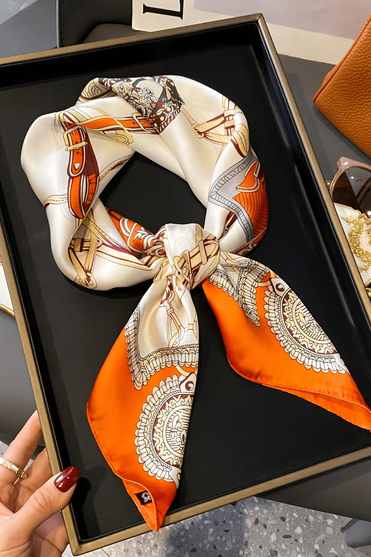 Lærke | Silketørklæde