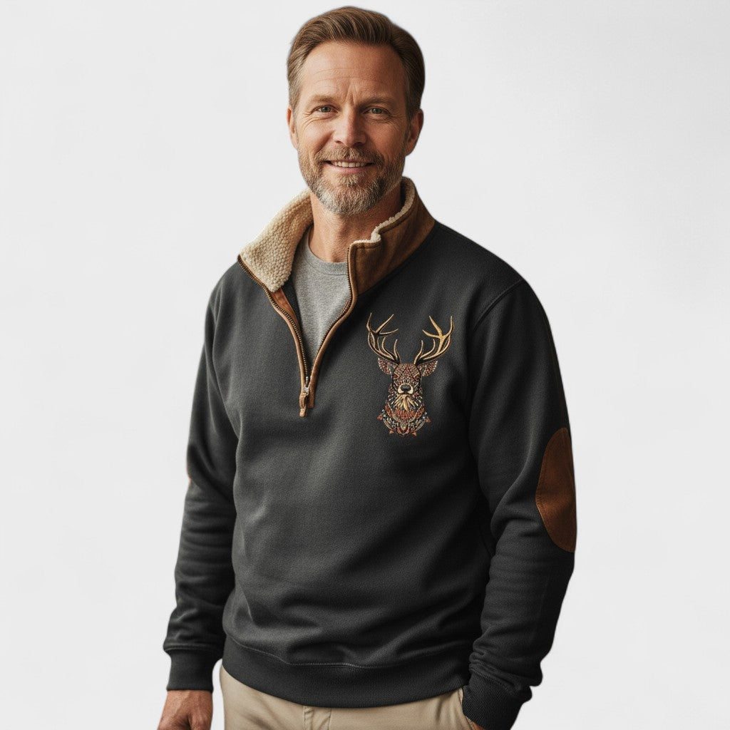 Laurent™ | Stilfuld zip-trøje - ALVYNA