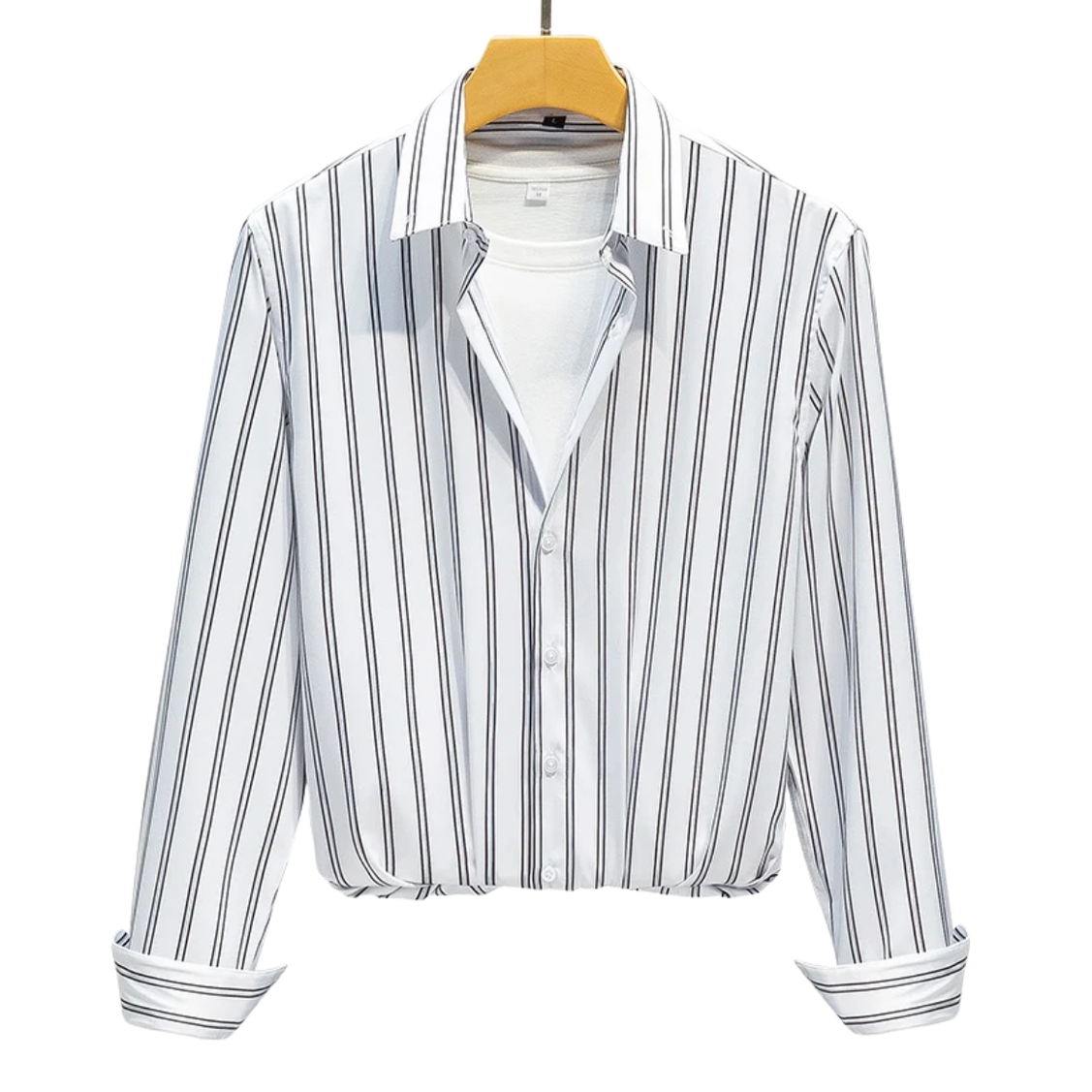 Levi™ | Elegant Stribet Skjorte - ALVYNA