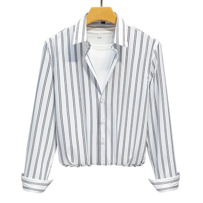 Levi™ | Elegant Stribet Skjorte - ALVYNA