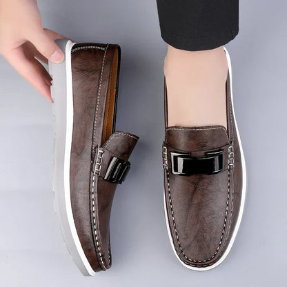Luksus Læder Loafers