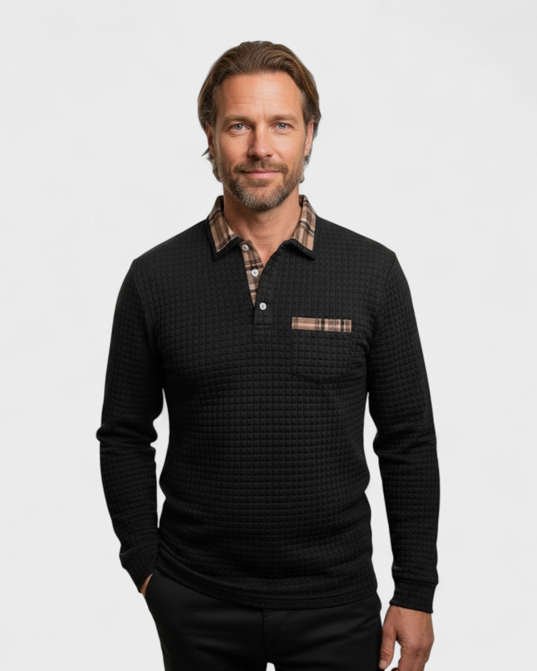 Mads™ | Polo med Striber - ALVYNA