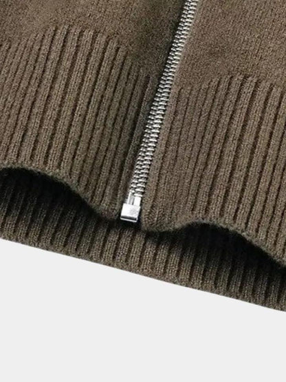 Magnus™ | Cashmere Trøje med Lynlås - ALVYNA