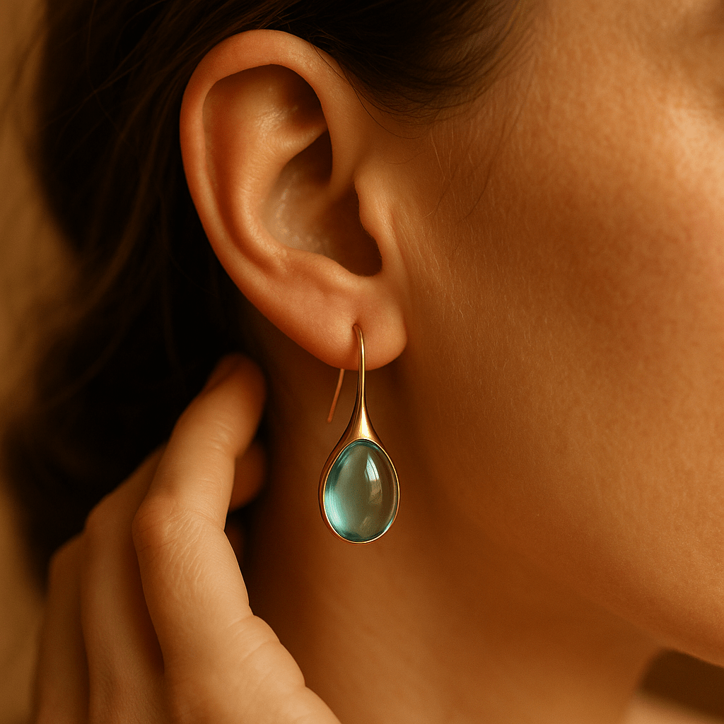 Malene | Hængende øreringe