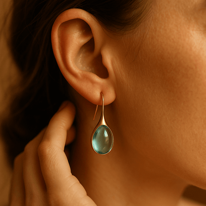 Malene | Hængende øreringe