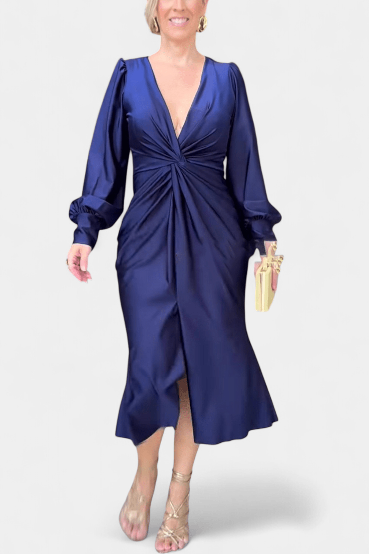 Malina | V-hals Bluse