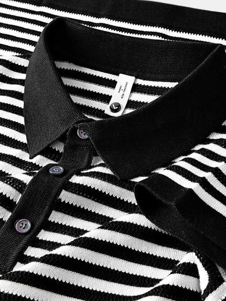 Malthe™ | Klassisk Stribet Polo - ALVYNA
