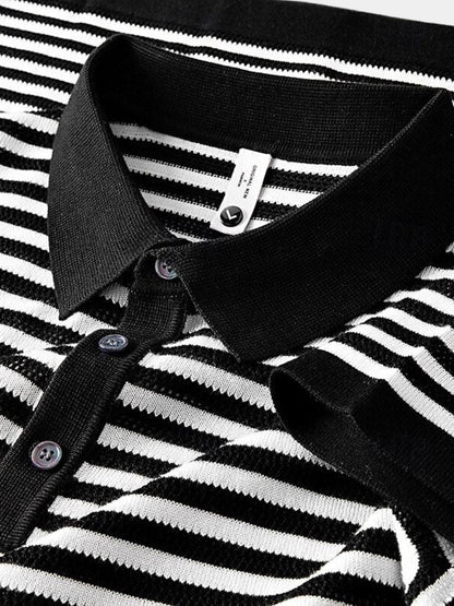 Malthe™ | Klassisk Stribet Polo - ALVYNA