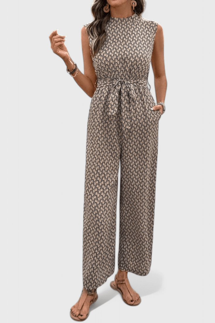 Marie | Geometrisk jumpsuit