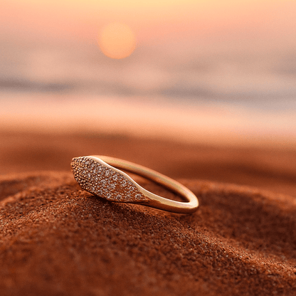 Marie | Guldring zirkon