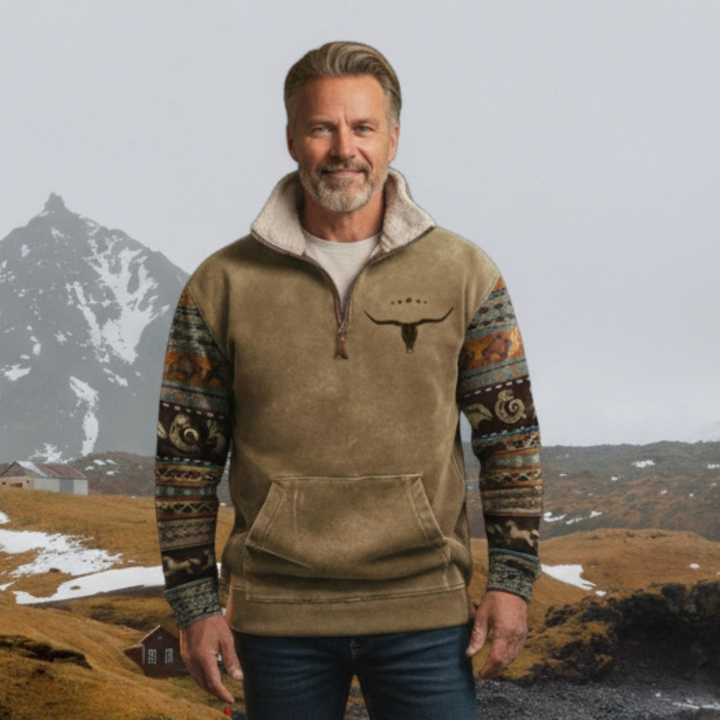 Mathis™ | Stilfuld half-zip vintertrøje - ALVYNA