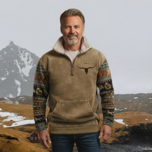 Mathis™ | Stilfuld half-zip vintertrøje - ALVYNA