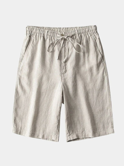Mikkel™ | Grå Hørshorts Mariner