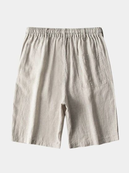 Mikkel™ | Grå Hørshorts Mariner