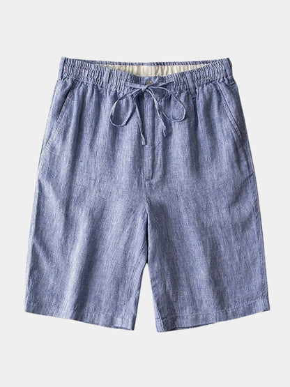 Mikkel™ | Grå Hørshorts Mariner