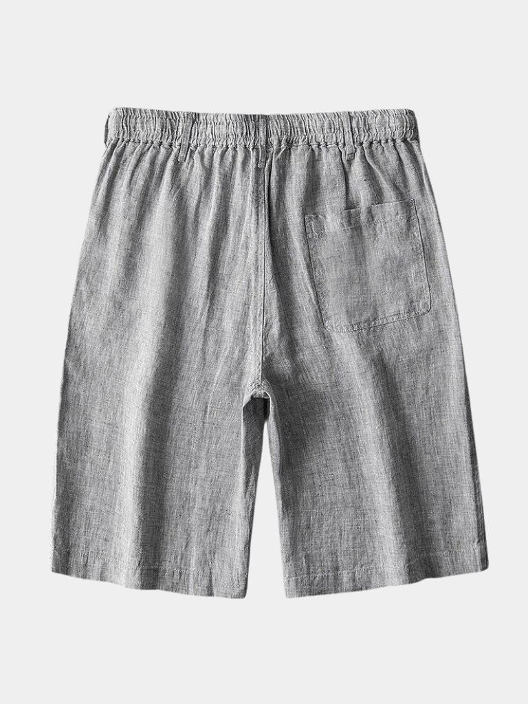 Mikkel™ | Grå Hørshorts Mariner