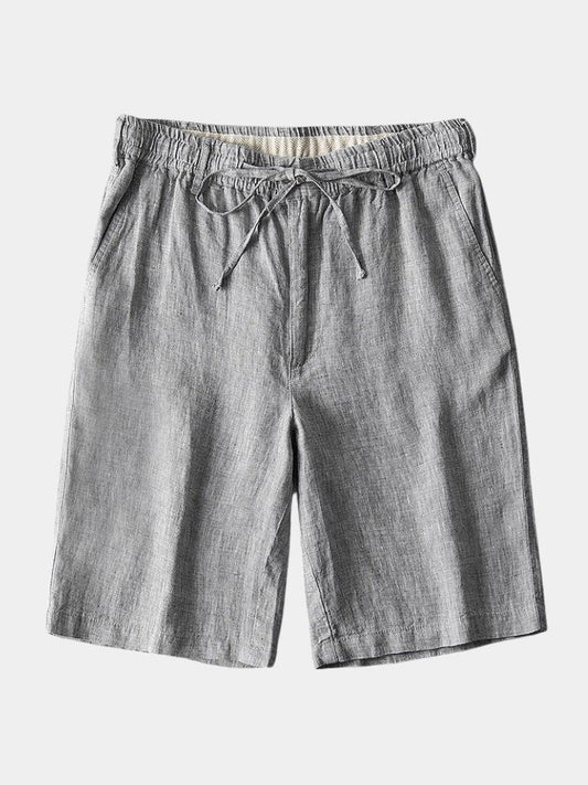 Mikkel™ | Grå Hørshorts Mariner