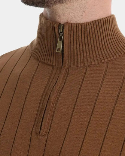 Mikkel™ | Halvzip Bomuldstrøje - ALVYNA