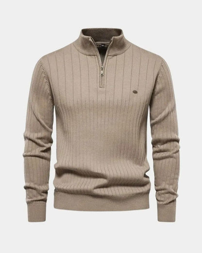 Mikkel™ | Halvzip Bomuldstrøje - ALVYNA
