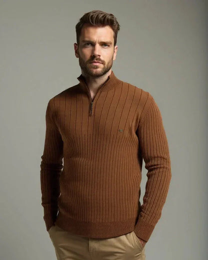 Mikkel™ | Halvzip Bomuldstrøje - ALVYNA