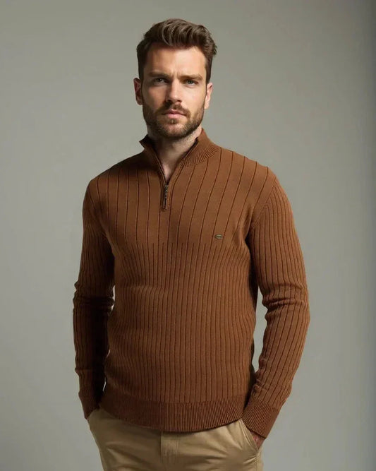 Mikkel™ | Halvzip Bomuldstrøje - ALVYNA