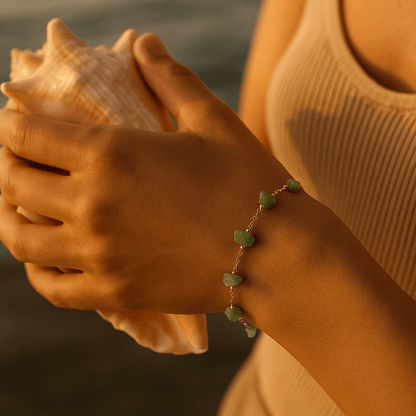 Millea | Grønsten armbånd