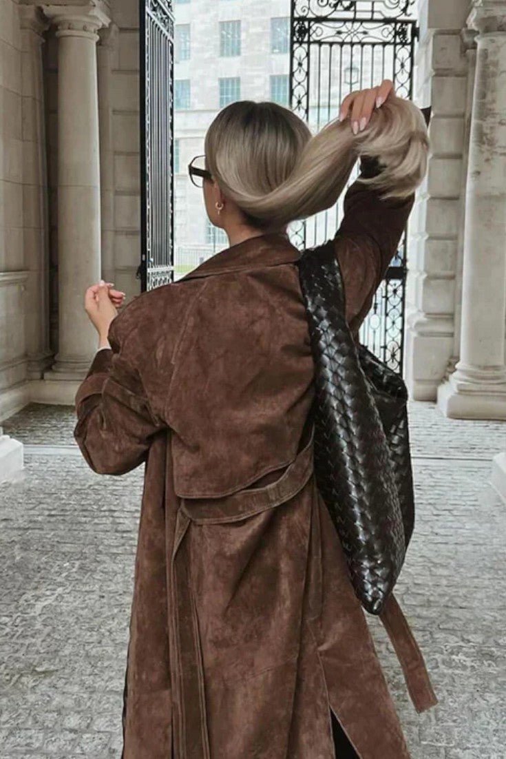 Mille™ | Elegant ruskindstrenchcoat