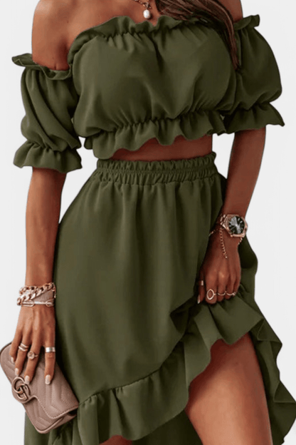 Olivia | Off-shoulder sæt