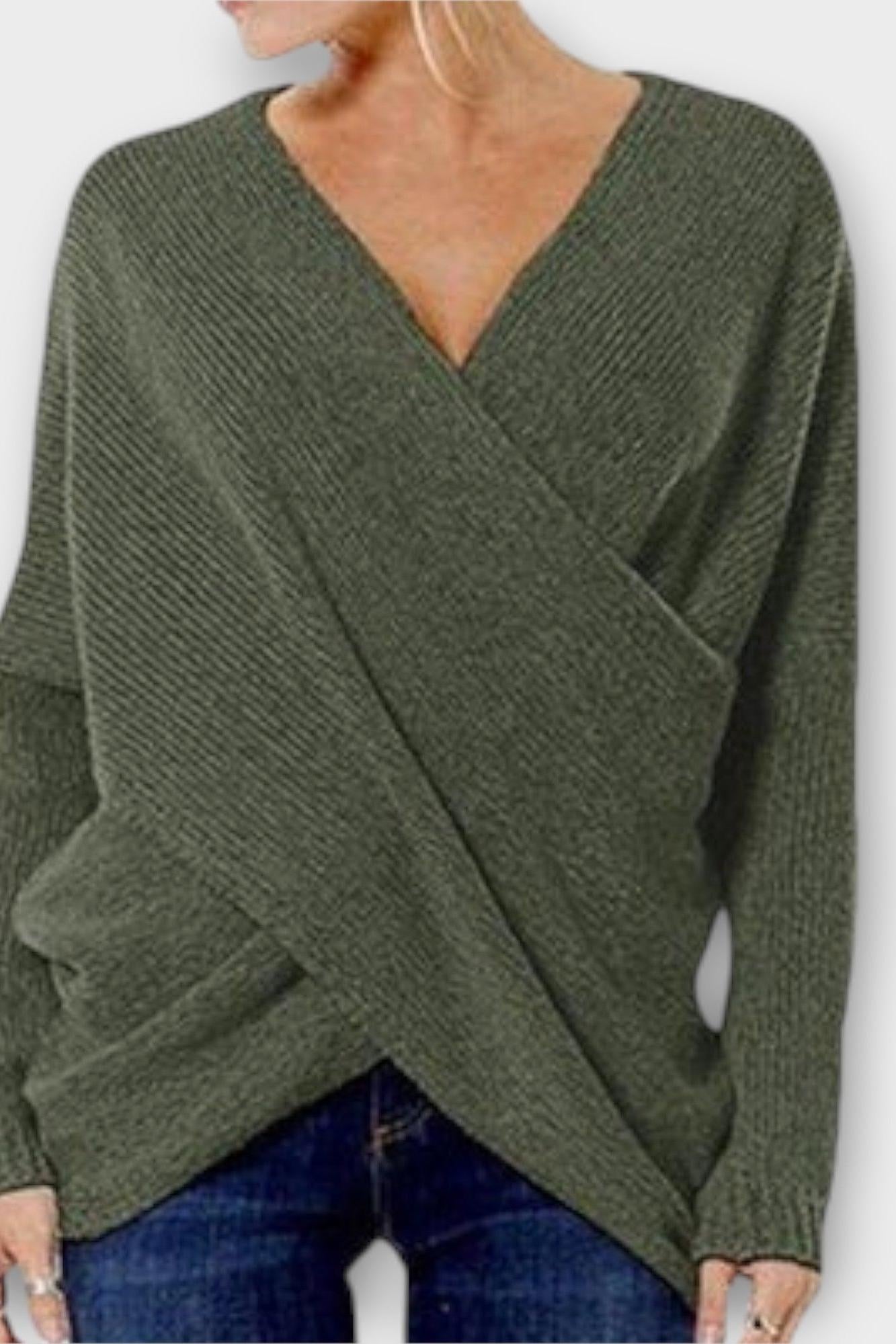 Olivia | V-hals strik