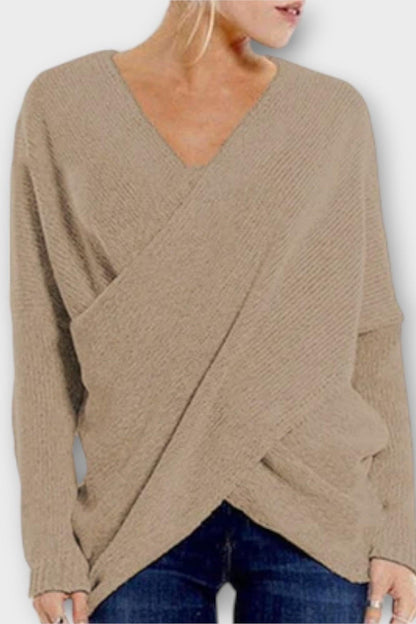 Olivia | V-hals strik