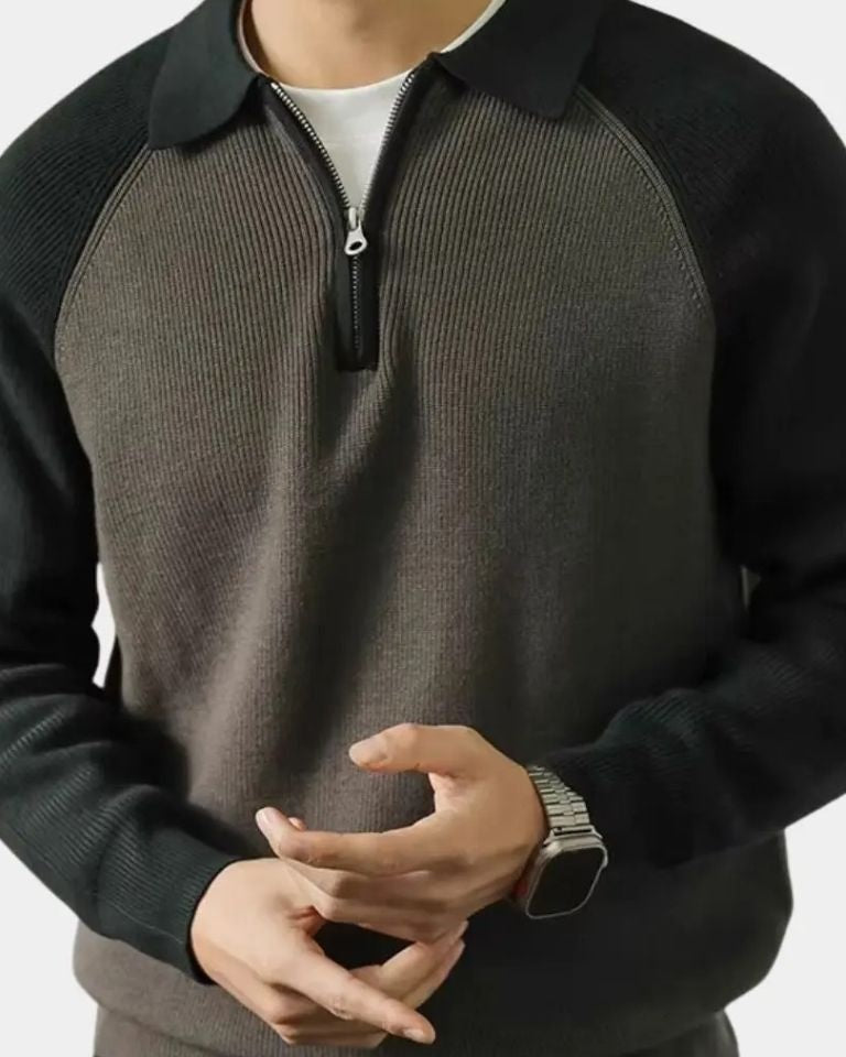 Peter™ | Ziptrøje med Raglanærmer - ALVYNA