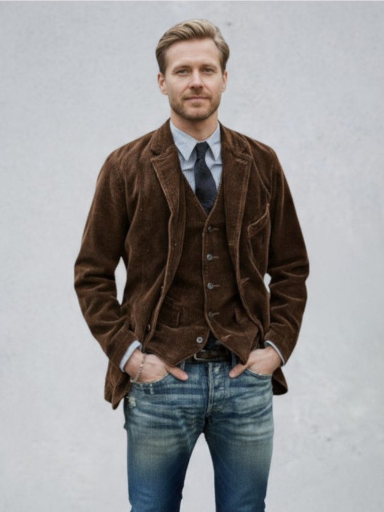 Radek™ | Vintage jakke og vest - ALVYNA