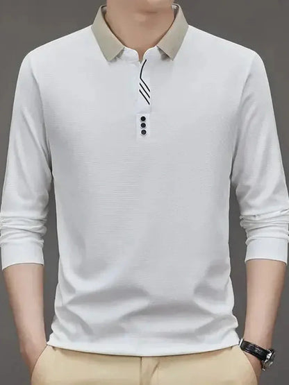 René™ | Elegant Langærmet Polo - ALVYNA