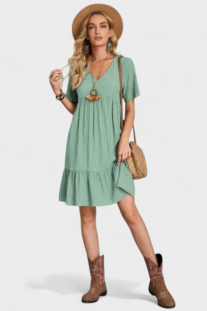 Rikke | V-hals kjole