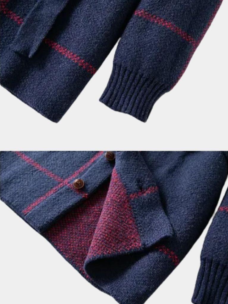 Rom™ | Strikket Frakke med Bælte - ALVYNA