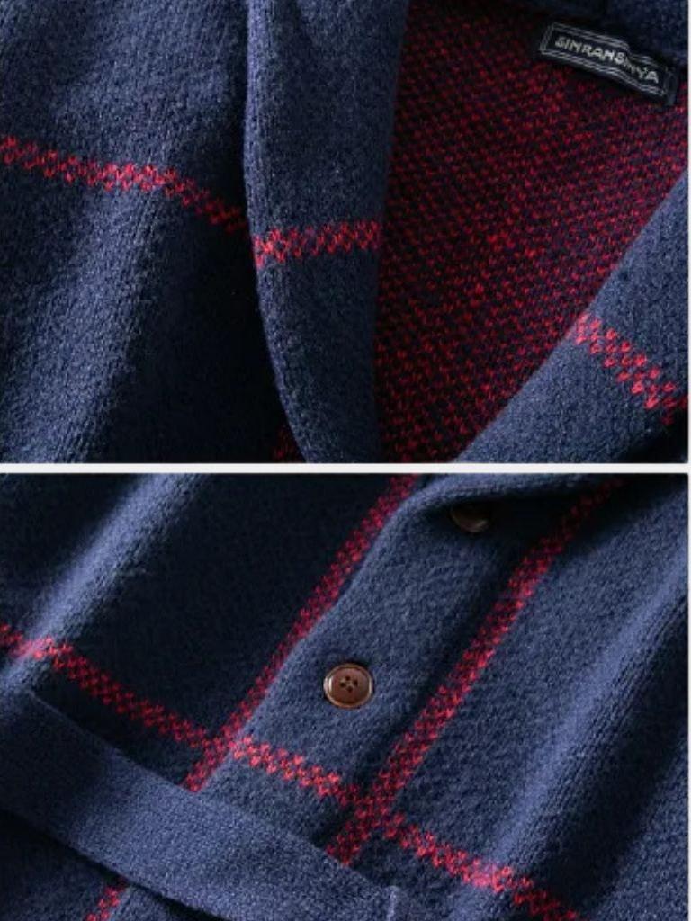 Rom™ | Strikket Frakke med Bælte - ALVYNA