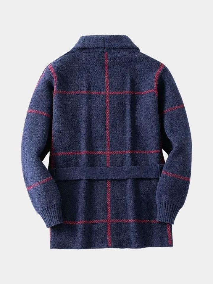 Rom™ | Strikket Frakke med Bælte - ALVYNA