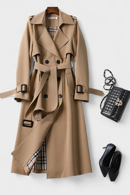 Saara™ | Elegant frakke med taljebælte