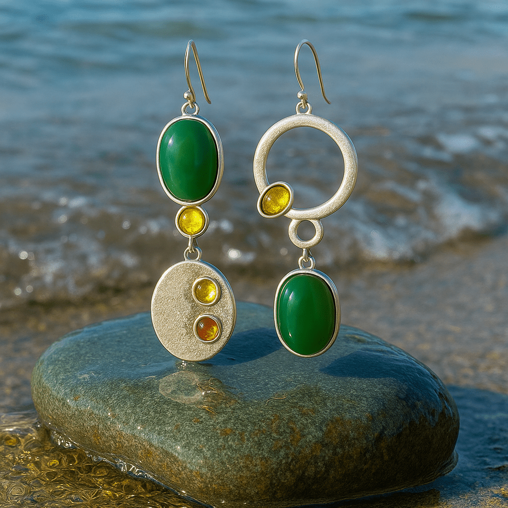 Saga | Sølvglans Øreringe