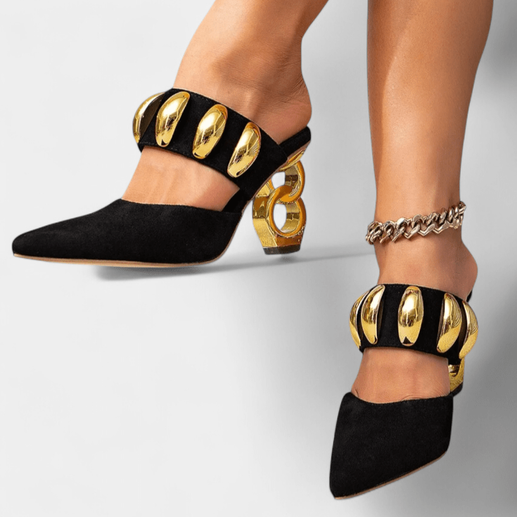 Signe | Metallpynt Sandaler