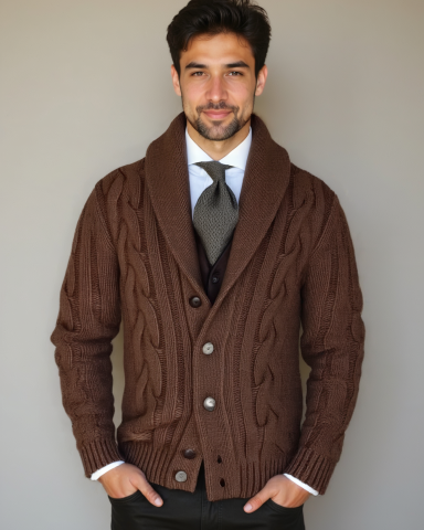 Søren™ | Strikvest - ALVYNA