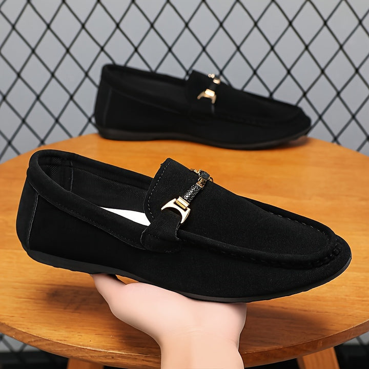 Suede Business Loafers