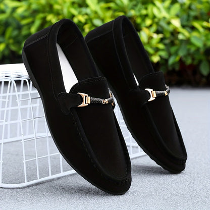 Suede Business Loafers