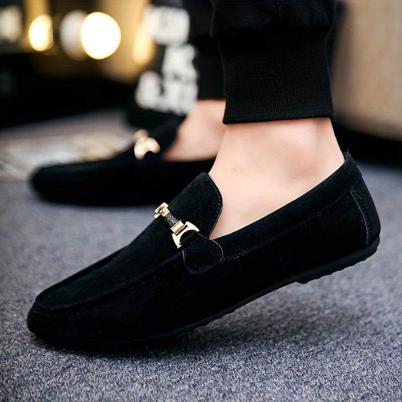 Suede Business Loafers