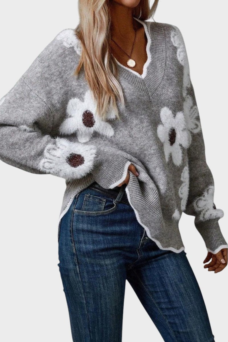 Thea | Blomstertrøje