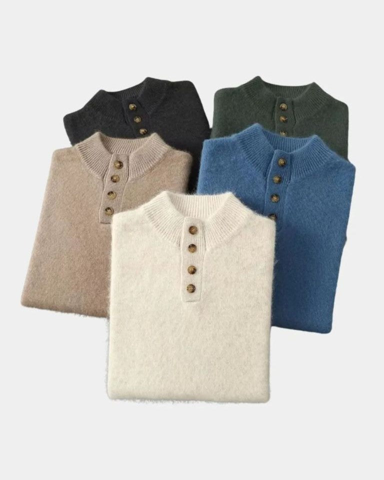 Valdemar™ | Strikjakke med Bælte - ALVYNA