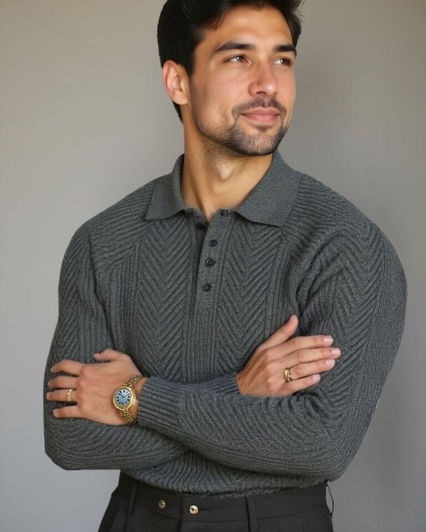 Viggo™ | Pullover i Bomuld med V-hals - ALVYNA