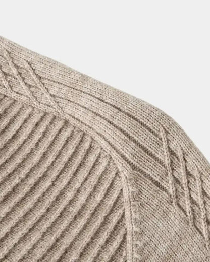 Vilhelm™ | Basis Pullover med Halvzip - ALVYNA