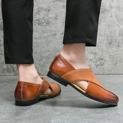 Vintage Læder Loafers